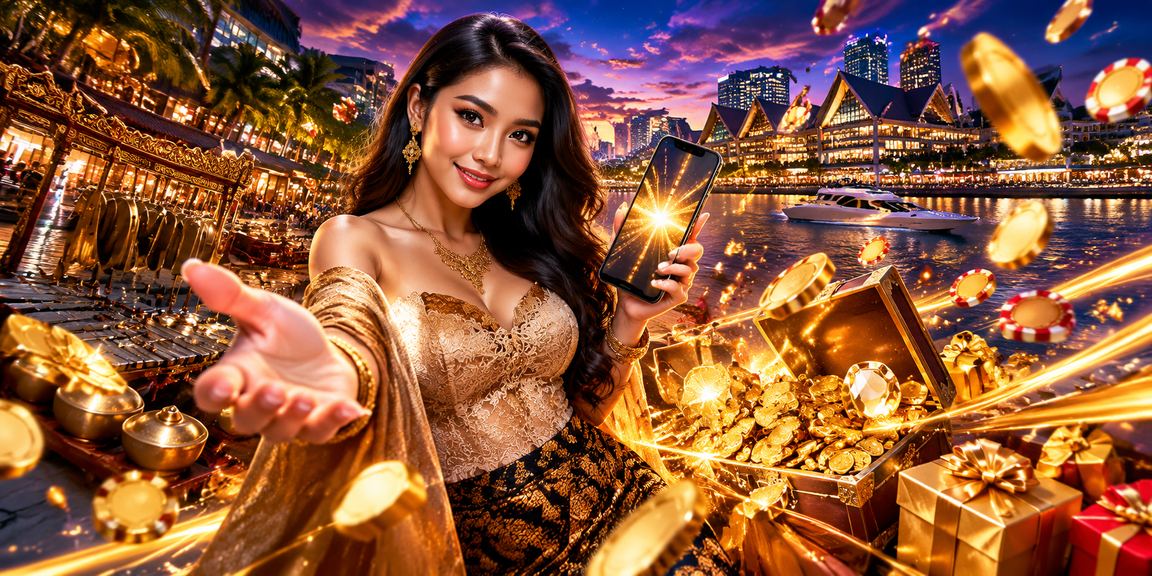 Pengguna menikmati game casino di perangkat mobile dengan akses mudah dan cepat